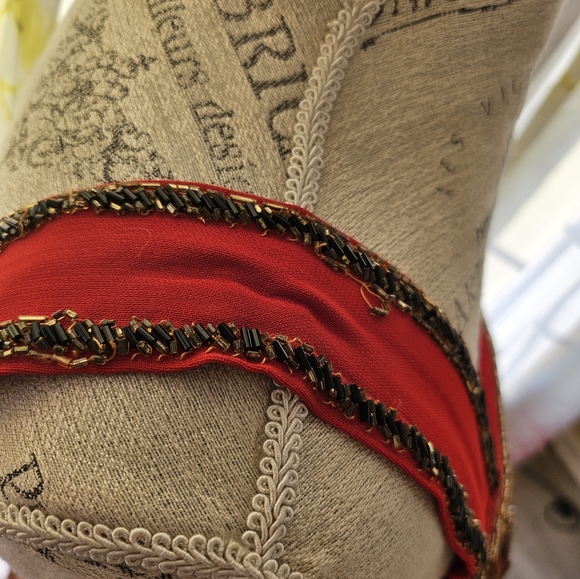 Ann Lawrence Vintage Glam beaded Sequin Dress Cocktail Party 6/8 - Picture 7 of 16